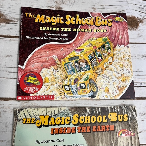 Magic School Bus Adventure Book Set Inside The Earth, Inside the Human Body - Picture 5 of 11